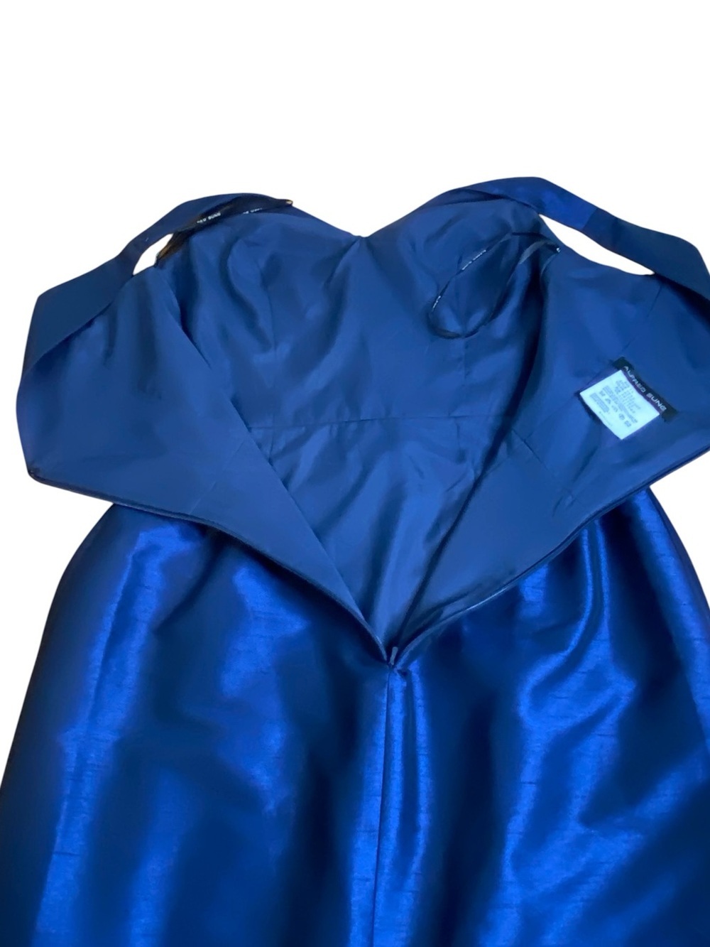 Alfred Sung Dark Blue Evening Dress Women’s Size 10 - Picture 12 of 15